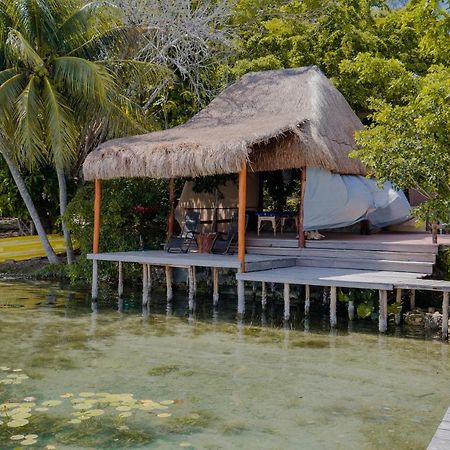 Lagoon Front Hut: Daily Cleaning, Bikes & Kayaks! Bacalar Exterior photo